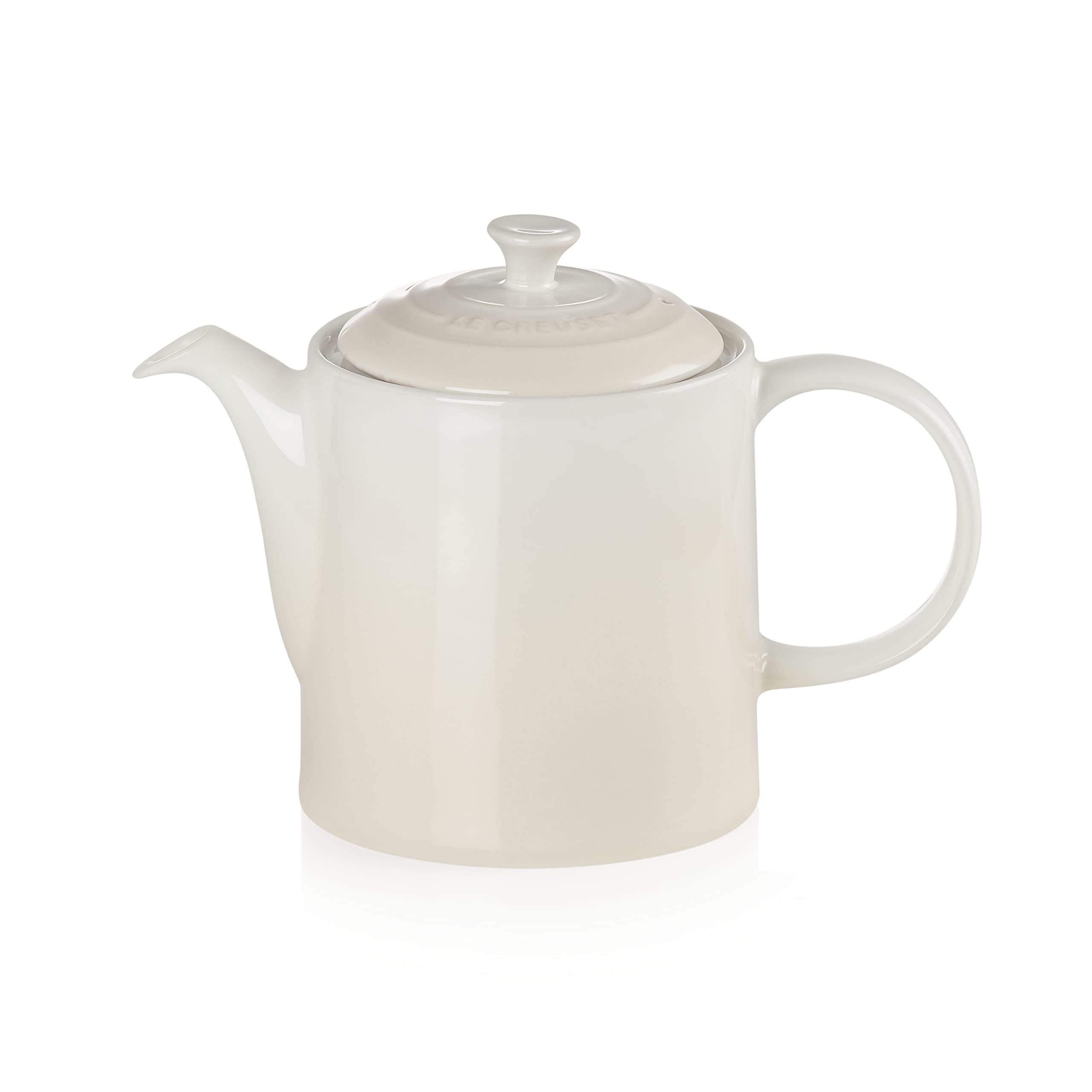 Le Creuset Grand Teapot, Stoneware, 1.3 litres, Serves 4 Cups, Meringue, 70703137160000