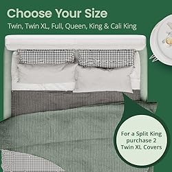 SafeRest Mattress Protector - Twin Size Cotton