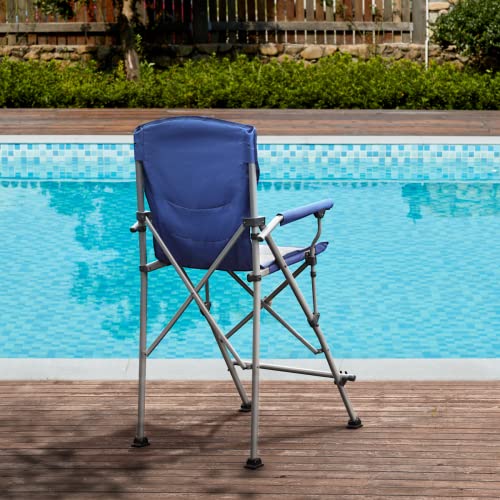 EVER ADVANCED Tall Directors Chair 31", Portable Folding Chair, Bar
