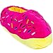 Silver Lilly Novelty Slippers - Plush Donut Dessert Food Slippers