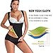 HOPLYNN Neoprene Sauna Waist Trainer Corset Vest For Weight Loss, Hot Body Shaper Slimming Vest For Women Black/XL