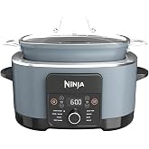 Ninja Foodi PossibleCooker PRO Plus with 11-in-1 Smart Cook System, Thermal Surround Technology, Powerful 1400-Watt Base, Oven safe up to 500&ordm; F - White (Renewed)