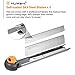 MulWark Heavy Duty Zinc-Alloy SK4 Snap-Off Easy Loading Retractable Razor Utility Knife Multi Box Cutter for Carpet, Rope, Cardboard,Drywall-15 Sharp Rust-Proof Blades Included with Metal Safety Lock
