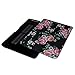 HDE Plastic Hard Shell Case and Keyboard Cover for MacBook Pro 13 with Retina Display (Models: A1425/A1502), Black Flowers