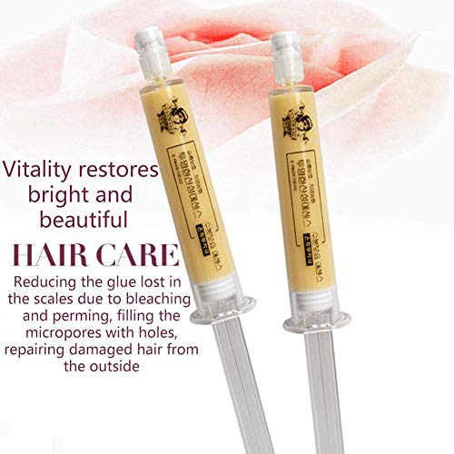Hair Care Mask,Hair Essence,Hair Care Essence Water Light Needle,Replenishing Hair Helps Reduce Hair Dryness,Split Ends, Knotting,and Difficulty Combing, Making Hair Look Shiny and Smooth(2x10ml)