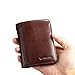 Men's Italian Genuine Cowhide Leather Extra Capacity RFID Bifold Wallet