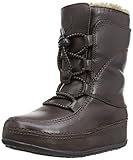 FitFlop Women's Mukluk Moc Lace Up Leather Boot