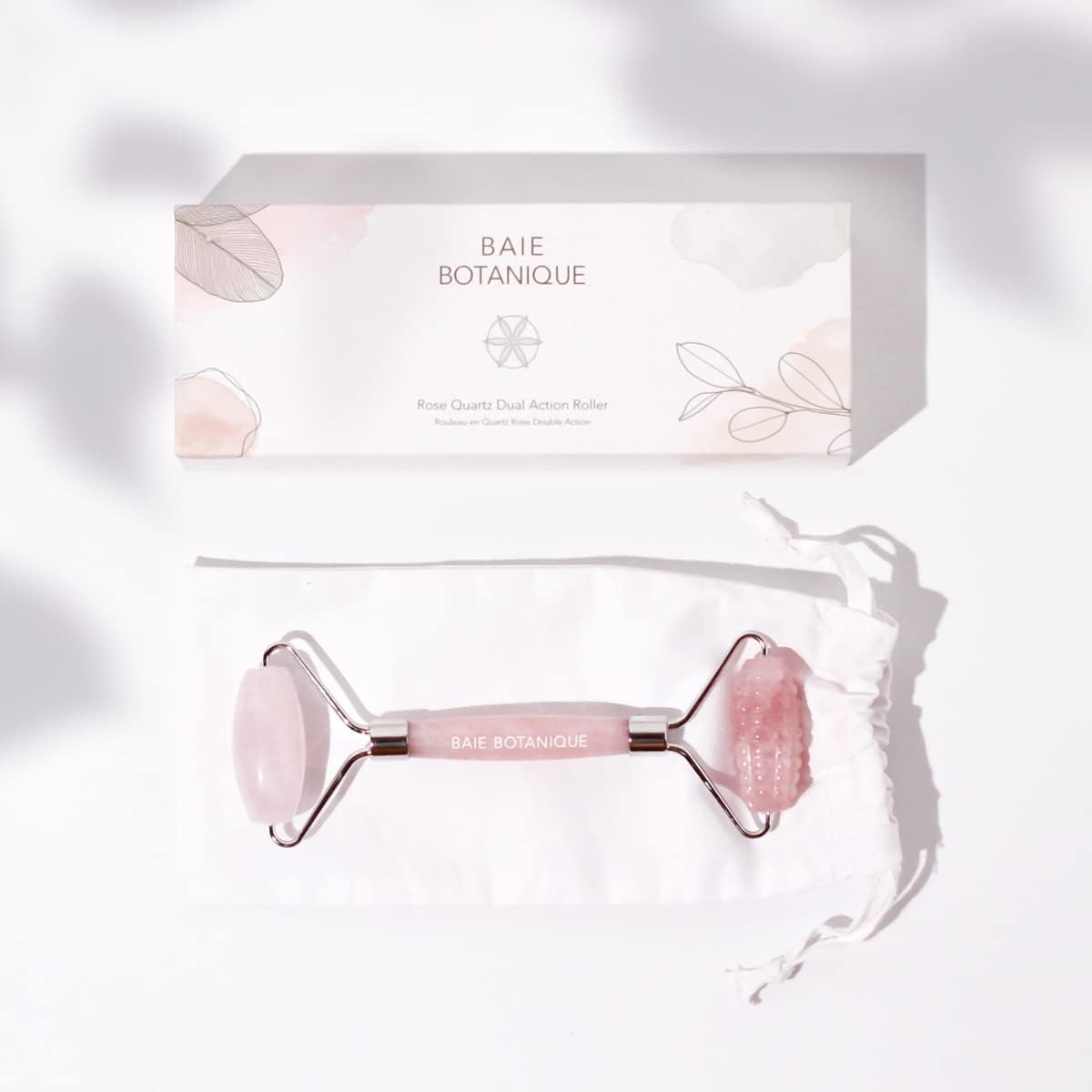 Baie Botanique Rose Quartz Dual Action Roller
