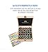 YogiTec Essential Oils Storage Box - Wooden 36 Slots Organizer Carrying Case for Aromatherapy Oils Bottle or Roller Bottles with Black Foam Padding and Free 192 Labels for Holidays