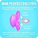 MAM Perfect 2 Piece Baby Pacifier, Girl, 0-6 Months
