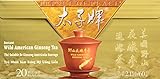 Prince of Peace Wild American Ginseng Instant Tea, Triple Pack (3 Boxes X 20 Sachets)