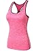 Neleus Women's 3 Pack Dry Fit Athletic Shirts,8007,Blue,Grey,Pink,US M,EU L