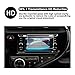 2013 – 2018 Toyota Prius c Entune 6.1-inch Car Display Navigation Screen Protector, RUIYA HD Clear TEMPERED GLASS Car In-Dash Screen Protective Filmthumb 4