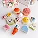 KUUQA 25 Pcs Random Slow Rising Squishies Jumbo Medium Mini Kawaii Squishy Cake/Panda/Donuts Toys Phone Straps Key Chains Stress Relief Toy Christmas/Birthday Party Present Favors Bags
