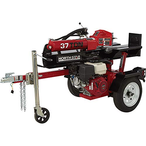 NorthStar Deluxe Horizontal/Vertical Log Splitter - 37-Ton Ram Force, 389cc Honda GX390 Engine
