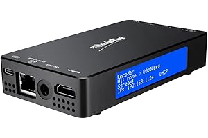 ZOWIETEK 4K HDMI Video Encoder/Decoder, ZowieBox, Native NDI HX3 (Certified) Converter/Player, UVC to HDMI, Pass-Through Video Capture, SRT/RTMP(S)/RTSP, Live Streaming to YouTube