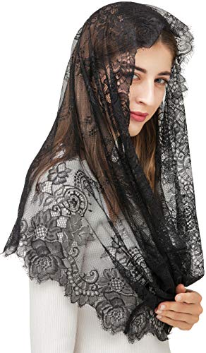 2 Traditional+Inspired+Infinity+Mantilla+Covering
