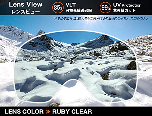 Zero Replacement Lenses For Oakley Splice Snow Goggle Ruby Clear