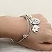 CAROMAY Girls Bangle Bracelets Elephant Graduation Inspiration Gift for Women She Believed She Could