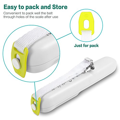 image for NUTRI FIT Rechargeable Hanging Luggage Scale, 2600mAH Portable Power B