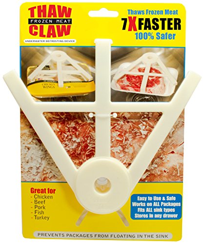 THAW CLAW - Helps thaw frozen meat 7X Faster & 100% Safer - Thaws in minutes instead of hours - Your favorite new kitchen gadget!