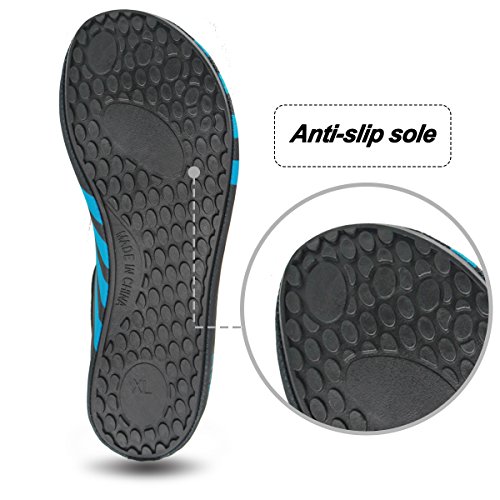 Slipon Water Shoes, AntiSlip Athletic Aqua Socks, for Outdoor Pool Beach Swim Exercise Workout