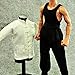 1/6 White Suit Kung Fu Chinese Costume Clothes Accessories for 12'' Hot Toys Enterbay Enter the Dragon Bruce Lee
