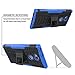 Sony Xperia XA2 Ultra Case,Mama Mouth Shockproof Heavy Duty Combo Hybrid Rugged Dual Layer Grip Cover with Kickstand for Sony Xperia XA2 Ultra 6.0 Inch 2018 (with 4 in 1 Packaged),Blue