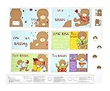 Huggable & Loveable Count My Kisses Soft Book 35.5in Panel Multi Fabric