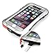 iphone 6 Plus / 6s Plus Case, Tomplus Aluminum Alloy Metal Corning Gorilla Glass Shockproof Dustproof Weatherproof Limited Waterproof Case Heavy Duty Protection Hard Cover for Apple iPhone 6/6s Plus 5.5 inch(silver)