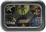 Kate Grenier Designs Army Proud Bottle Cap Magnets