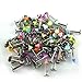 CrazyPiercing New Wholesale 100PCS Set 16g UV Labret Lip Tragus Bars Barbell Rings Body Jewelery