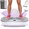 Sportstech 3D Vibrationsplatte VP300 | Mega Fett-Verbrenner + 5 Fitness-Bänder Extra | Riesige Fläche +2x1000W max Motor Leistung + Bluetooth Lautsprecher+Remote & Poster | Fitnesstraining von Zuhause