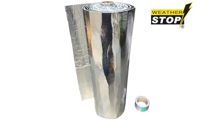 Weather Stop, WS018-S, Isolierung für Garagentor, 7317 x 714 mm, Schwarz