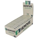 Hempire 100% Pure Hemp Freedom Pack Plus Tips 1 1/4 Size Rolling Papers (50 Count Display)