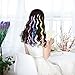 12 Pieces Party Highlights Clip in Colored Hair Extensions for Kids Girls Colorful Hair Extensions 22 inches Curly Wavy Synthetic Hairpieces Multi-Colors Purple Hair