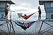 Double Camping Hammock- Best Lightweight & Portable Two Person Hammock Set –Aluminum Wiregate Carabiners, 2- 16 Loop Tree Straps & Compression Strap- Holds 500 LBS -Ideal for Travel- Orange Middle