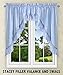 Ellis Curtain Stacey Sheer 56-by-45 Tailored Tier Pair Curtains, Slate