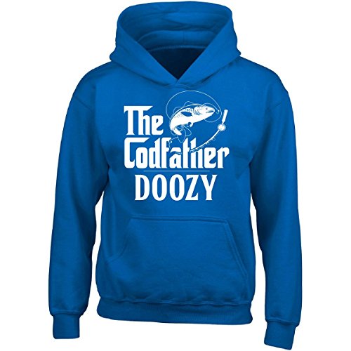 My Family Tee The Codfather Doozy Custom Name Fishing Fathers Day - Adult Hoodie 3XL Royal