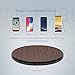 iPhone X/8 Qi Best Wireless Charger Pad Kit by Wuteku New 2018 Upgraded | Stylish Natural Bamboo Wood Look Thin Slim Design | Compatible Samsung and Apple Enabled Devices | Sleep Charging Friendly DB
