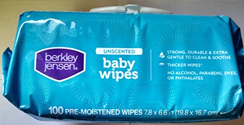 Berkley Jensen Unscented Baby Wipes, 100 Count Pre-Moistened Wipe Soft Pack (Pack of 3) - Thumbnail 2