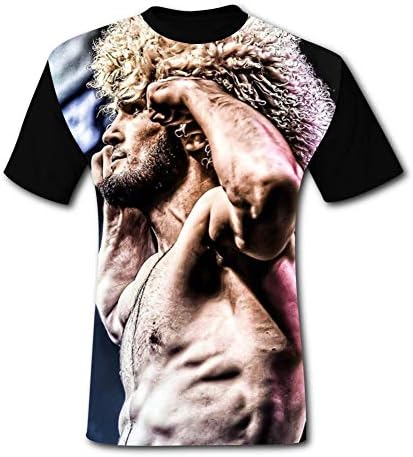 Young Men Fashion 3D T-Shirt Khabib-Nurmagomedov Short Sleeve Casual Printed Top