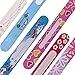 LOCOLO 12 Pieces Child Safety Wristband, Waterproof and Reusable Safety ID Band for Kids, Design: Adjustable, Lovely, Multiple Styles