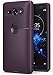 Ringke Onyx Compatible with Xperia XZ2 Compact Case Brushed Metal Design Flexible & Slim Dynamic Stroked Line Pattern Durable Anti Slip for Sony Xperia XZ 2 Compact - Lilac Purple