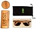 Wood Sunglasses made from Maple -100% polarized shades that float