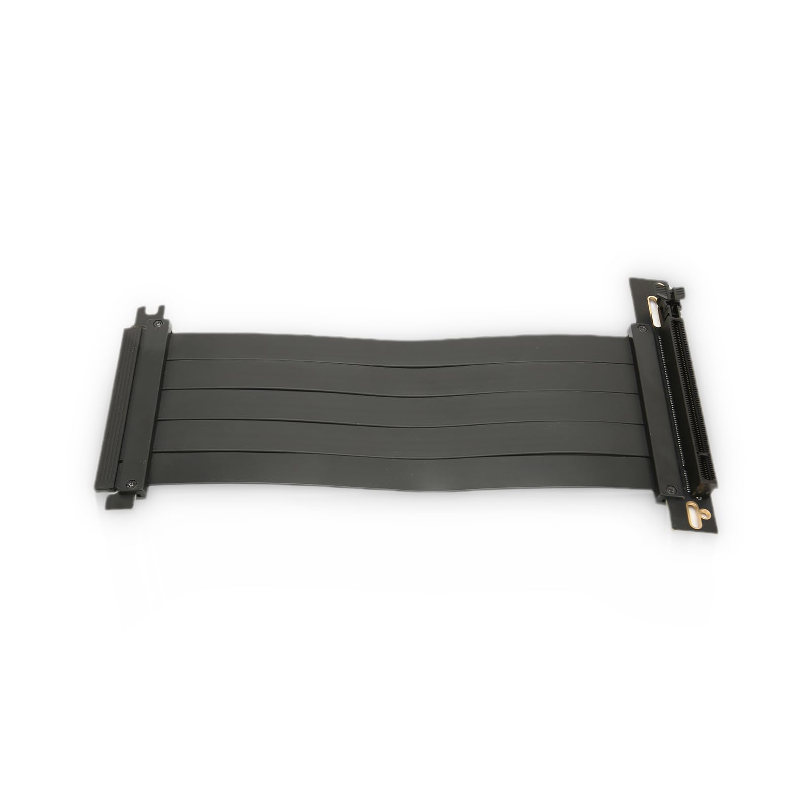 PCIE Extension Cable, 128Gbps 4.0 X16 Extender Riser Cable, 90 Degree Adapter High Speed Flexible Riser Cable Extender for RTX3090, RTX3080, RTX3070, RTX3060TI, RX6900XT, RX6800 (60cm)