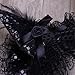 Tinksky Children Halloween Headband Feather Party Witch Hat for Costume Dress up Party Performance Supplies (Black)