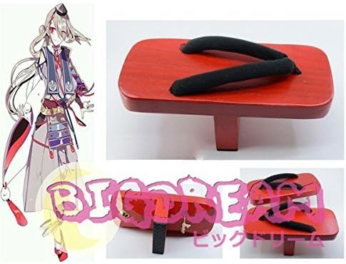 Amazon 刀剣乱舞 コスプレ 靴 刀剣乱舞 とうけんらんぶ 今剣 いまのつるぎ 短刀 下駄 コスプレ 仮装 通販