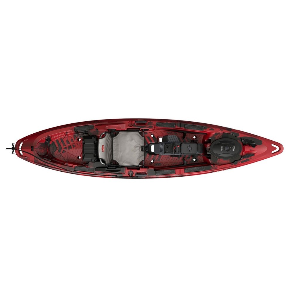Old Town Predator MK Fishing Kayak with Motor and Rudder Black Cherry