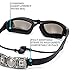 Swim Goggles, Clear Swimming Goggles with Built-In Ear Plugs Anti Fog UV Protection No Leaking Triathlon Mirrored Swim glasses with Free Protection Case for Adult Men Women Kids by onenice